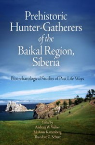 Cover of Prehistoric Hunter-Gatherers of the Baikal Region, Siberia showing Sarminskii Mys on Ol'Khon Island